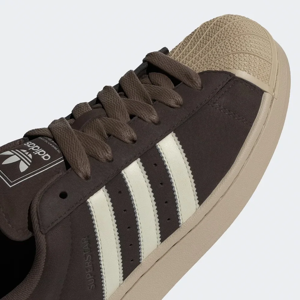Size 10.5 - [NEW] Men's adidas Superstar 2 Shoes 'Aurora Coffee' IH9314